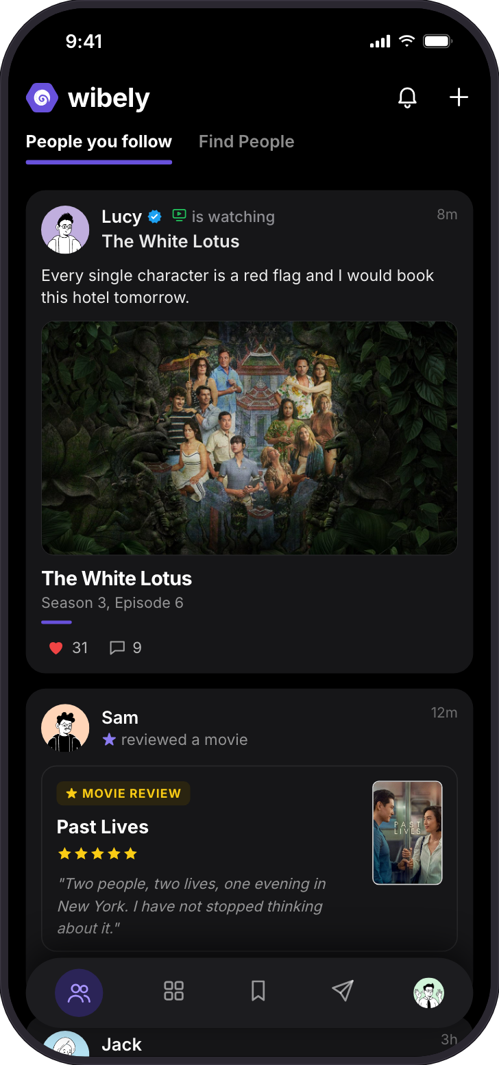 The friends feed